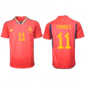Spanien Ferran Torres 11 Hjemme VM 2022 - Fodboldtrøjer (S/S)